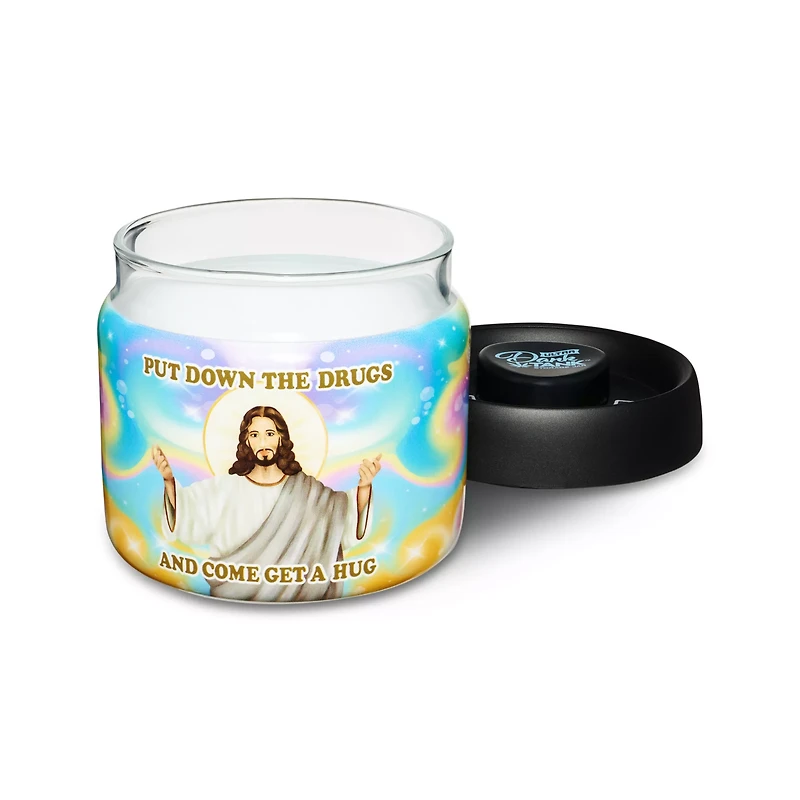 Put Down Drugs Come Get a Hug Stash Jar - 13.5 oz