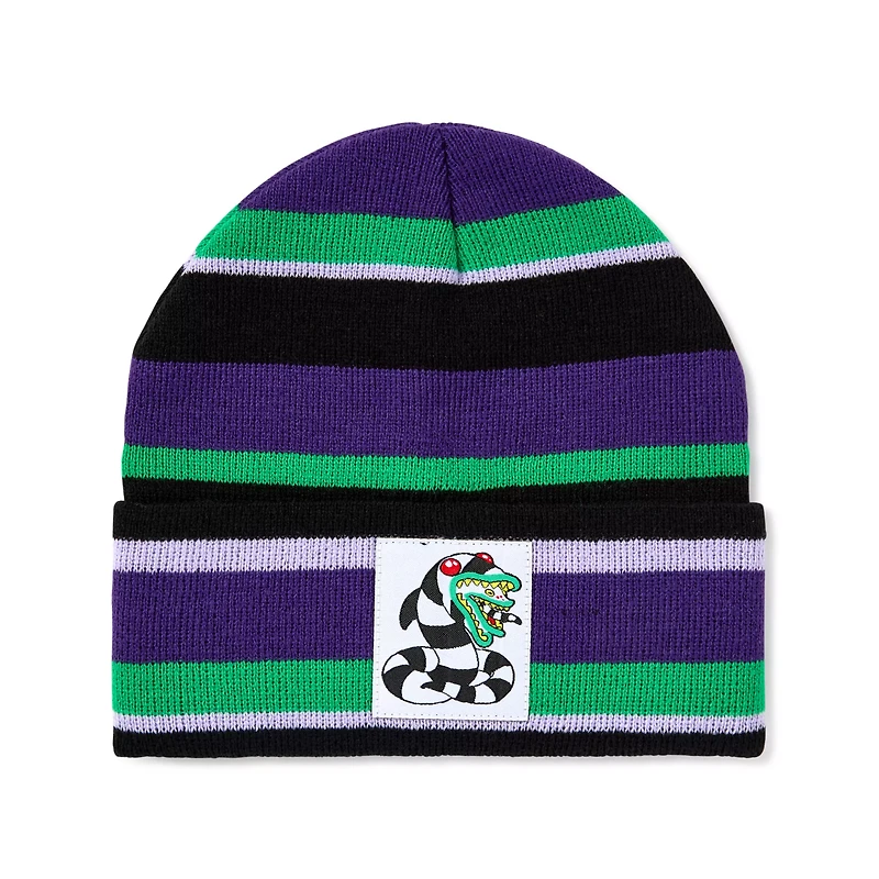 Sandworm Striped Cuff Beanie Hat - Beetlejuice
