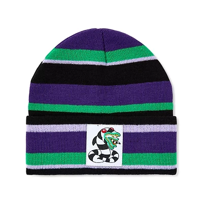 Sandworm Striped Cuff Beanie Hat - Beetlejuice