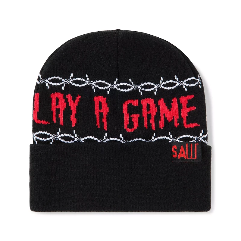 Billy I Want To Play Cuff Beanie Hat - Saw
