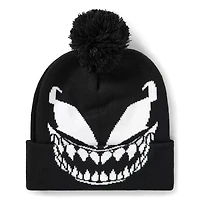 Venom Big Face Cuff Beanie Hat - Marvel