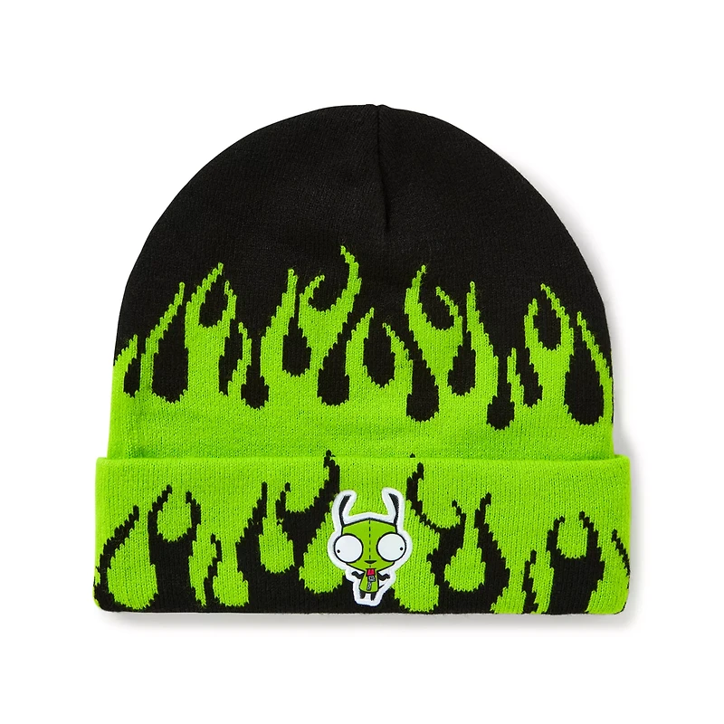 Gir Flames Cuff Beanie Hat - Invader Zim