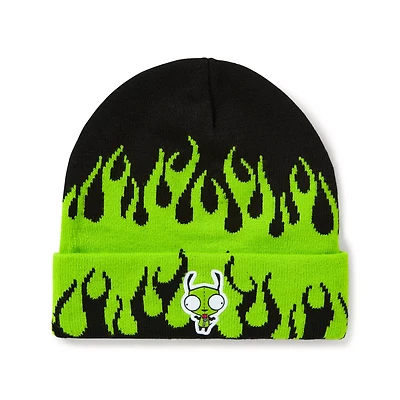 Gir Flames Cuff Beanie Hat - Invader Zim