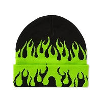 Gir Flames Cuff Beanie Hat - Invader Zim