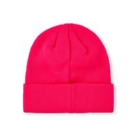 Neon Pink Rhinestone Bimbo Beanie Hat