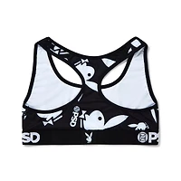 PSD Playboy Bunny Black Sports Bra