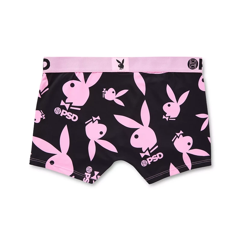 PSD Playboy Bunny Black and Pink Boyshorts