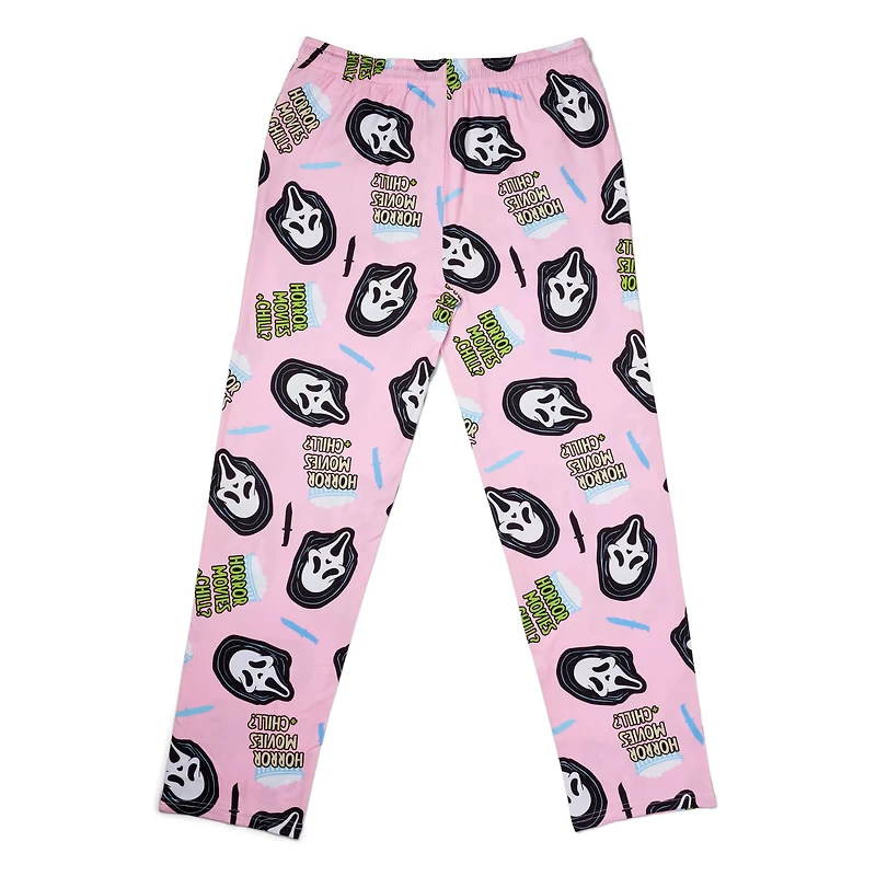 Ghost Face Horror Movies and Chill Lounge Pants