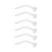 Multi-Pack Clear Bioflex L-Bend Retainer Pins 6 Pack - 18 Gauge