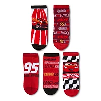 Lightning McQueen No Show Socks - 5 Pack