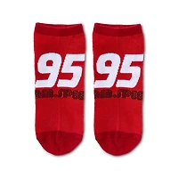 Lightning McQueen No Show Socks - 5 Pack