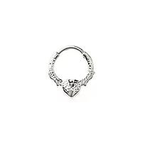 Pink Gem Septum Ring - 16 Gauge