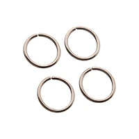 Multi-Pack Silvertone Seamless Hoop Nose Rings 4 Pack - 16 Gauge