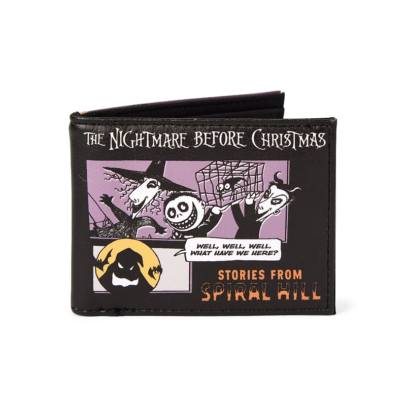 The Nightmare Before Christmas Comic Strip Bifold Wallet