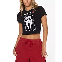 Black Ghost Face Baby T Shirt