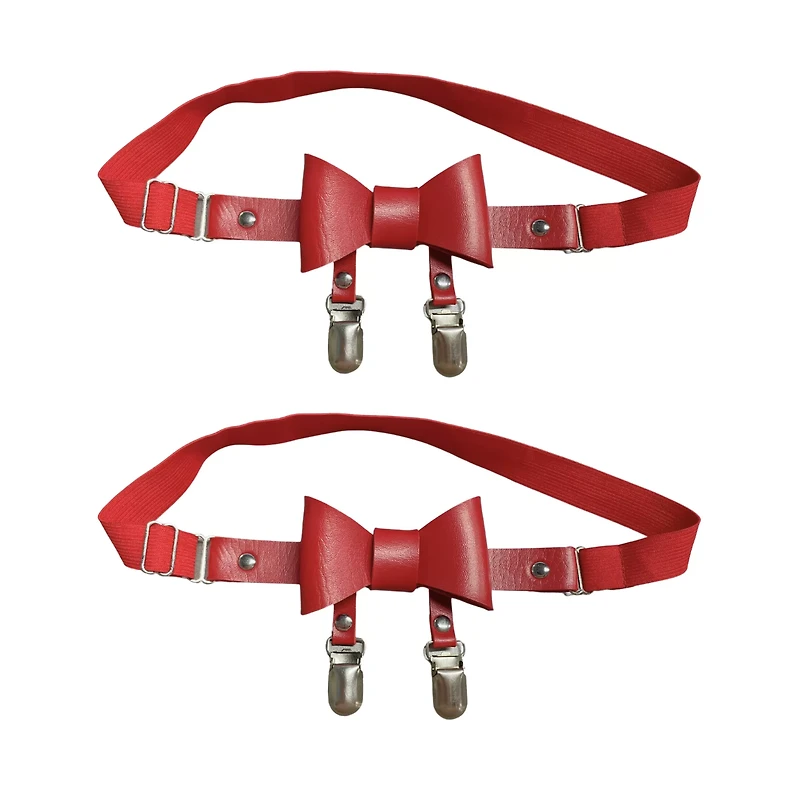 Red Bow Garter Belts