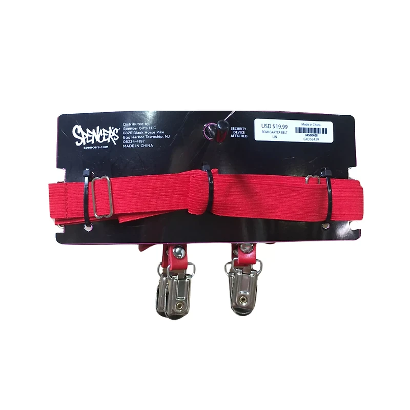 Red Bow Garter Belts