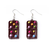 Cosmic Brownie Dangle Earrings - 18 Gauge