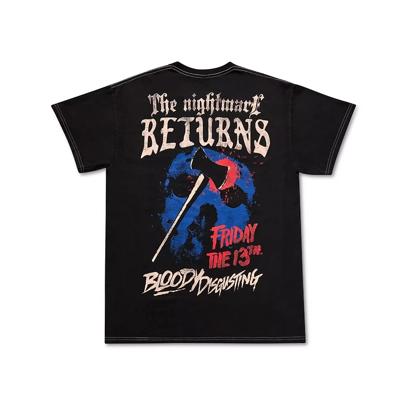 Friday the 13th x Bloody Disgusting Glow Dark T Shirt