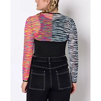 Long Sleeve Rainbow Rave Shrug