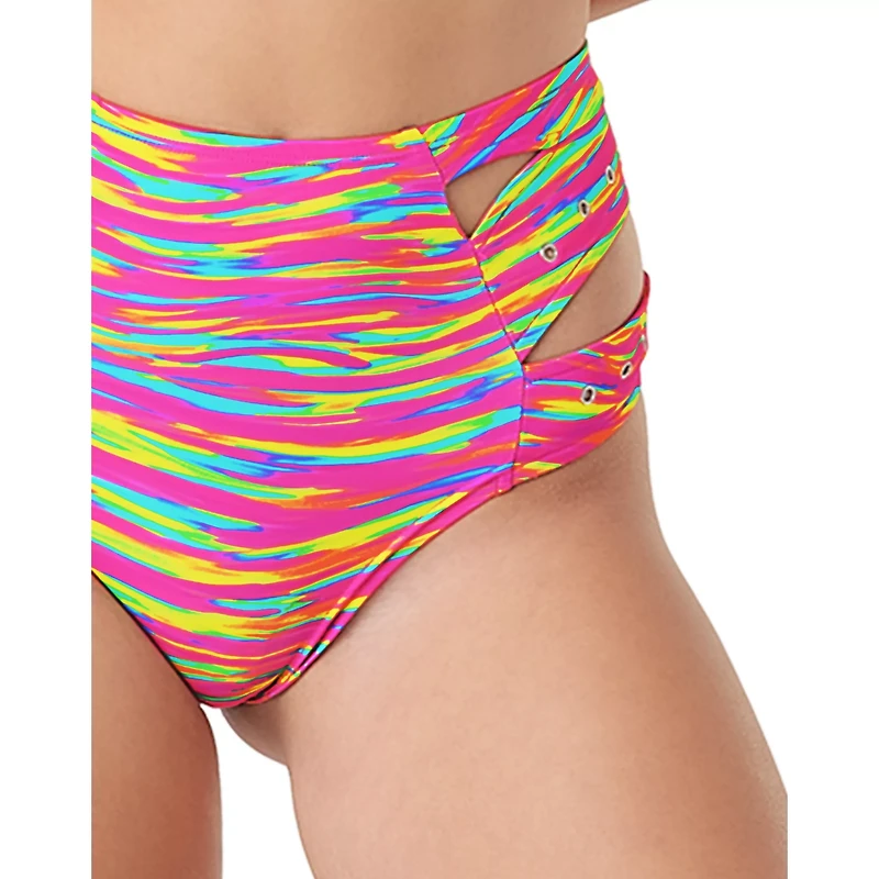 Rainbow Rave Booty Shorts