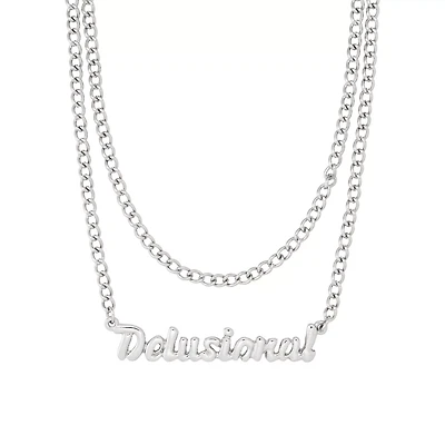 Kayla Malecc Delusional Double Chain Necklace