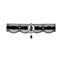 Black Cat Lace Choker Necklace