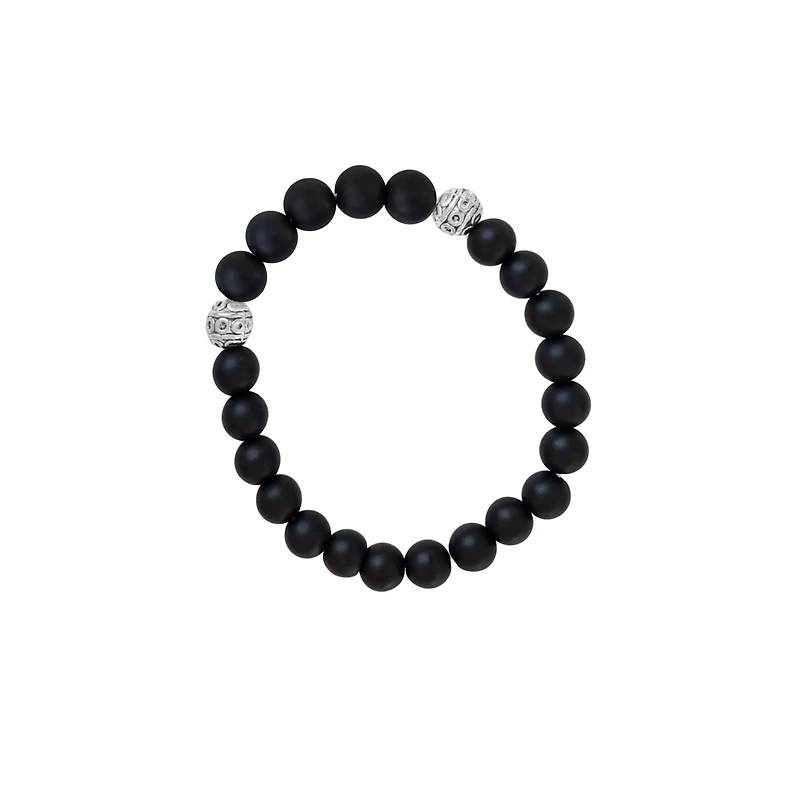 Onyx Stone Beaded Bracelet