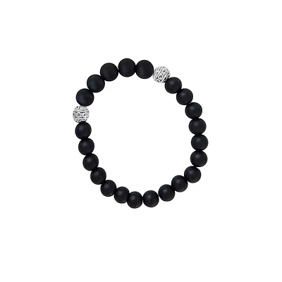 Onyx Stone Beaded Bracelet