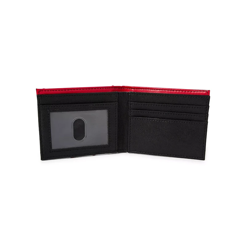 Deadpool Built-In Metal Badge Bifold Wallet