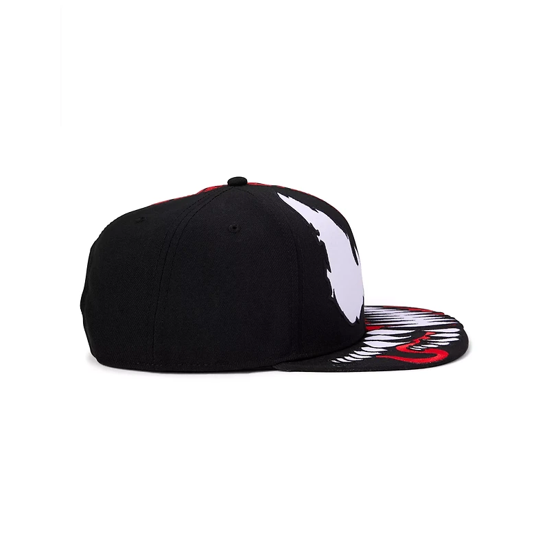 Carnage Split Big Face Snapback Hat - Venom