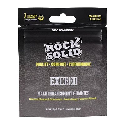 Rock Solid Exceed Male Enhancement Gummies - 2 Pack