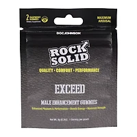 Rock Solid Exceed Male Enhancement Gummies - 2 Pack