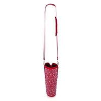 Red Rhinestone Tumbler Sling Bag