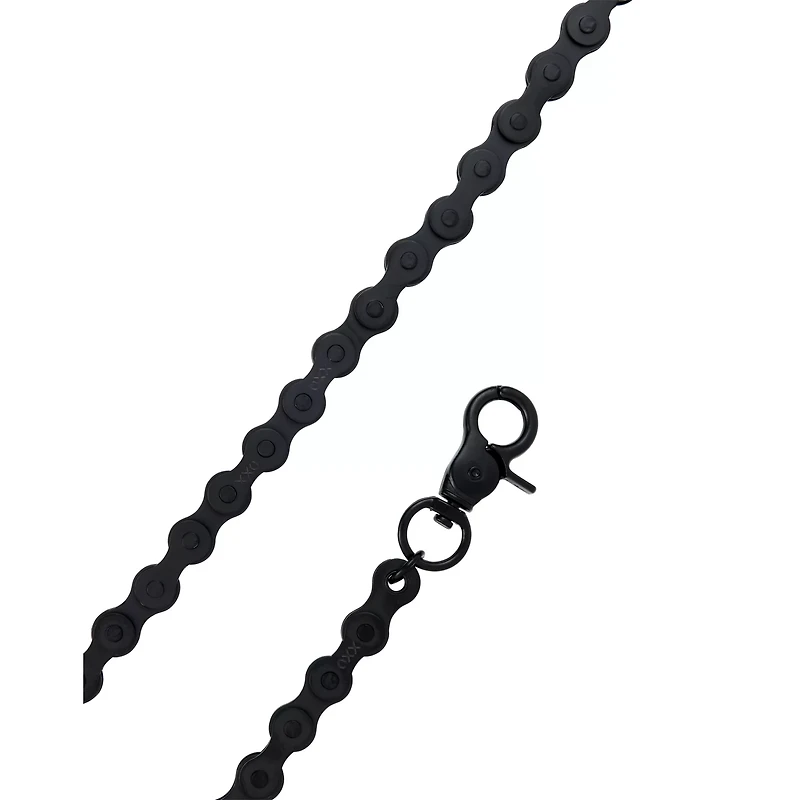 Black Bike Chain Wallet Chain