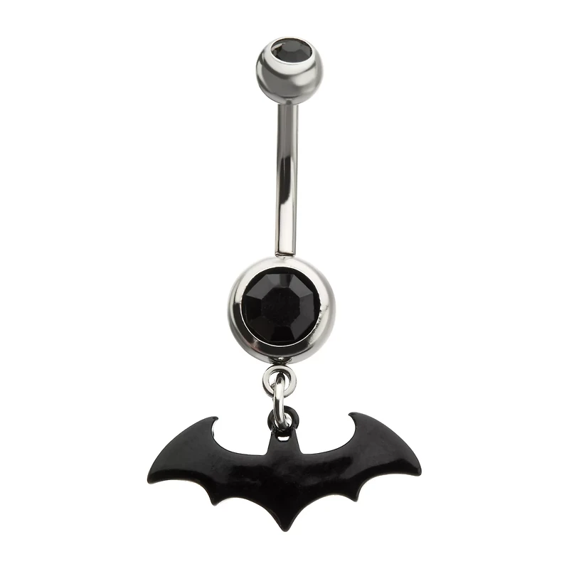 Batman Dangle Belly Ring - 14 Gauge