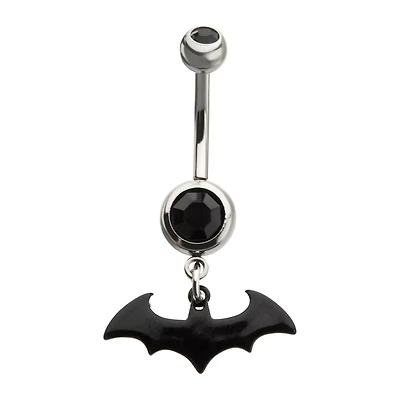 Batman Dangle Belly Ring - 14 Gauge