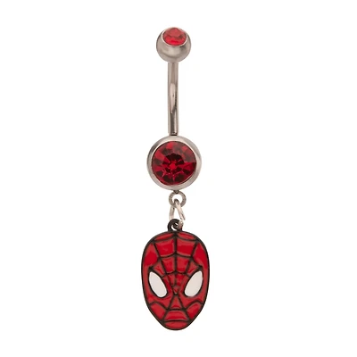 Spider-Man Dangle Belly Ring - 14 Gauge