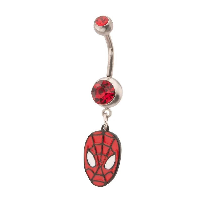 Spider-Man Dangle Belly Ring - 14 Gauge