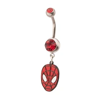 Spider-Man Dangle Belly Ring - 14 Gauge