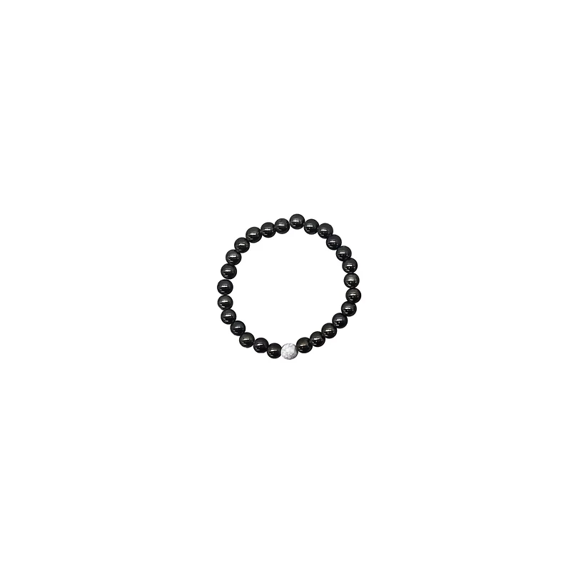 Black and White Distance Bracelets - 2 Pack