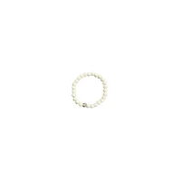 Clear Pink and White Long Distance Beaded Bracelets – 2 Pack