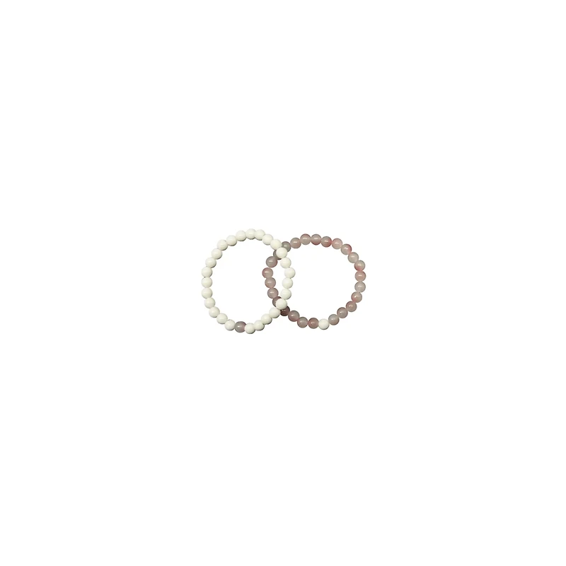 and Long Distance Beaded Bracelets – 2 Pack