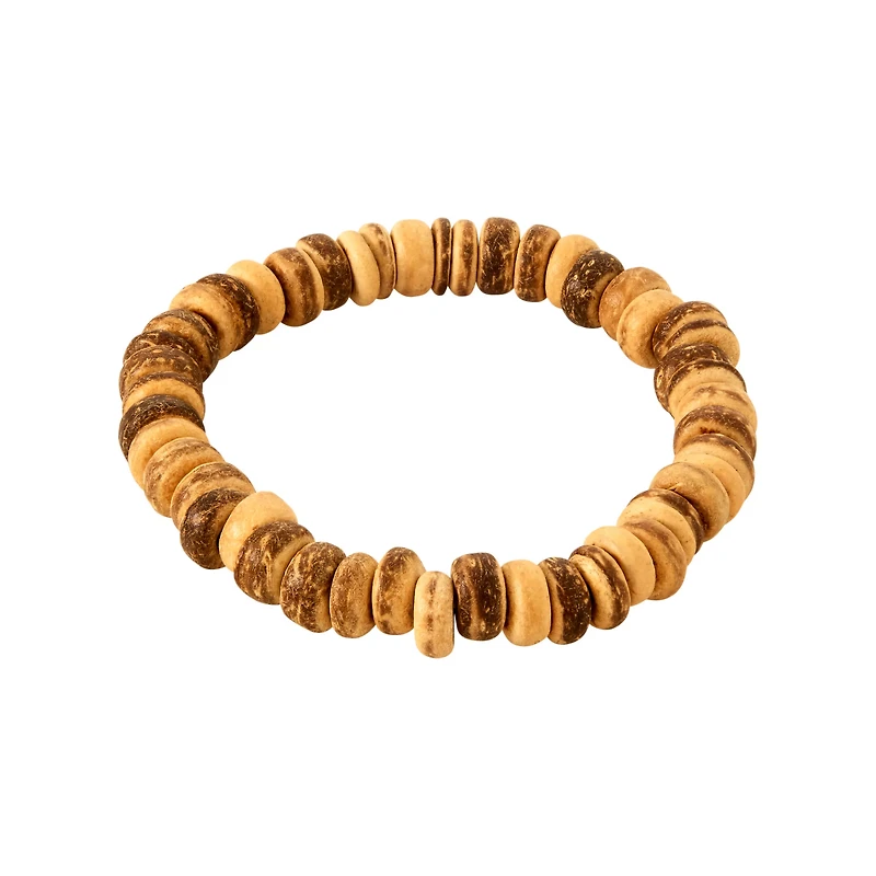 Multi-Pack Brown Beaded Rope Bracelets - 5 Pack