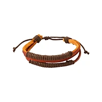 Multi-Pack Brown Beaded Rope Bracelets - 5 Pack