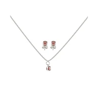 July Birthstone Necklace and Earring Set