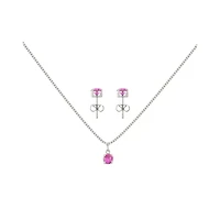 October Birthstone Necklace and Earring Set