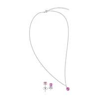 October Birthstone Necklace and Earring Set