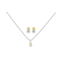 November Birthstone Necklace and Earring Set