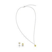 November Birthstone Necklace and Earring Set